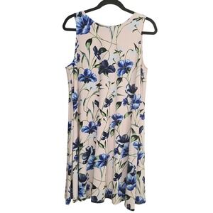 Lauren Ralph Lauren Dress Womens 16P Floral Sleeveless Fit Flare Knee Length